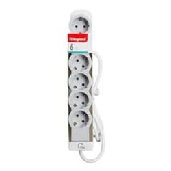 Legrand 694557 multiprise 1,5 m 6 sortie(s) CA Intérieure Gris, Blanc