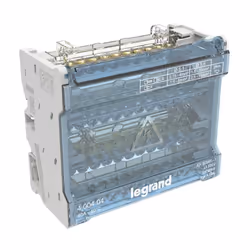 Répartiteur modulaire à barreaux étagés tétrapolaire 40A 12 départs 6 modules LEGRAND 400404 Caractéristiques produit Réparti ...