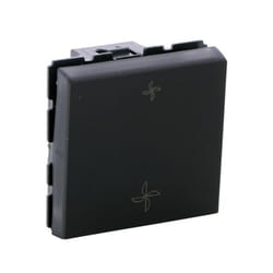 Commande de VMC Mosaic 2 positions LEGRAND - Noir mat RAL9017