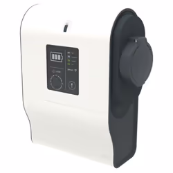 Les bornes de recharge se connectent en triphasé 400V - 32A et permettent à tous les véhicules électriques et hybrides rechar ...