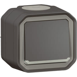 Legrand - Interrupteur ou va-et-vient lumineux Plexo complet saillie - Anthracite