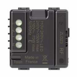 Micromodule ON/OFF avec option variateur 150W LED pour rendre un éclairage connecté - à installer dans la DCL au plafond ou d ...