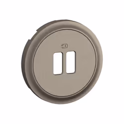 Dimensions : l 53 x h 53 x p 9 mm IP20, IK04 2P+T Surface Confort + prise 2 USB Type-C 20W Power Delivery précâblées