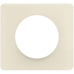Plaque Céliane 1 poste - Blanc Amande - Legrand