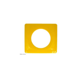 Plaque de finition Déco Céliane 1 poste Jaune Safran