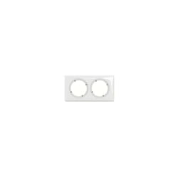 Plaque de finition - 2 postes - blanc - ip44 Legrand céliane cp2702
