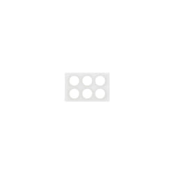 Plaque 2X3P blanc emaille Céliane 2024 - CP0010 Legrand