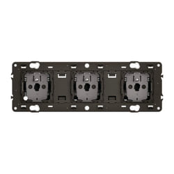 Legrand - Prise triple 3x2P+T Céliane - Précâblée - 16A - 250V