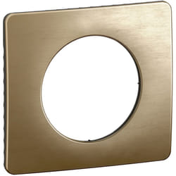 Plaque Céliane 1 poste – finition Bronze Satiné - Legrand