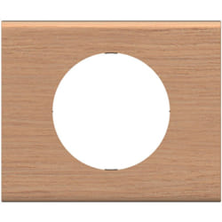 Plaque Céliane 1 poste – finition Chêne - Legrand