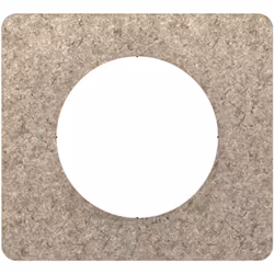 La plaque Céliane 1 poste - Feutre incarne l’élégance d’un design vintage allié à une approche responsable et engagée. Avec s ...