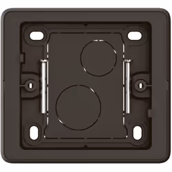 Le cadre saillie Céliane 1 poste - Noir est une solution idéale pour les installations sans encastrement, alliant discrétion, ...