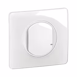 Variateur 2 fils sans Neutre Céliane 125W LED toutes charges dimmables - livré complet avec support, enjoliveur Blanc et plaq ...