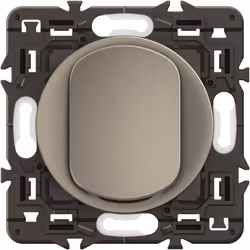 L’interrupteur ou va-et-vient Céliane 10AX de Legrand avec enjoliveur Titanium et support offre une solution à la fois foncti ...