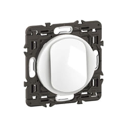 Legrand - Poussoir inverseur Céliane contact no+nf 6A - prémonté Blanc (CC0031)