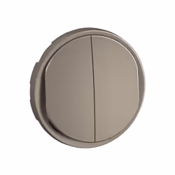 Dimensions : l 53 x h 53 x p 12 mm IP20, IK04 Bouton en 2 parties A clipser