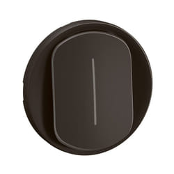 Legrand - Enjoliveur interrupteur va-et-vient témoin Céliane - Noir (CN0007)