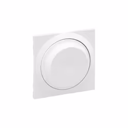 LEGRAND, SEANO 765140 CACHE POUR VARIATEUR ROTATIF UNIVERSEL, SANS CONDUCTEUR NEUTRE, 300 W, COULEUR : ULTRA BLANC