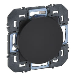 Legrand - Obturateur Dooxie - finition noir - avec support (600244)