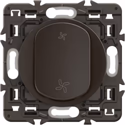Le poussoir VMC Céliane de Legrand avec enjoliveur Noir et support est une solution pratique et moderne pour contrôler la ven ...