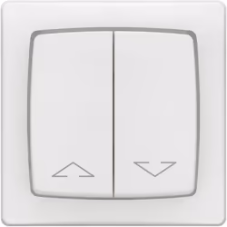 La commande individuelle de volets roulants Appareillage Saillie Complet en finition blanc de Legrand est idéale pour la réno ...