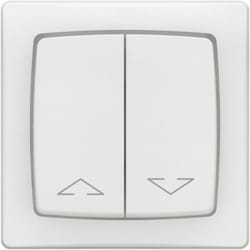 Legrand - Interrupteur individuel volet roulant complet Appareillage saillie - Blanc