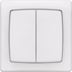 L’interrupteur, va-et-vient ou poussoir double touche Appareillage Saillie Complet en finition blanc de Legrand est idéal pou ...