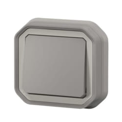 Interrupteur Va-et-vient Encastré Plexo 10ax Ip55 - Gris - Legrand