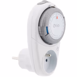 Le programmateur quotidien T-10 blanc d'Otio vous permet d'automatiser le fonctionnement de vos appareils électriques au quot ...