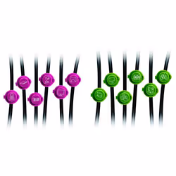 Otio - pack de 12 clips d'identification des câbles - 760003