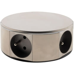 Otio - Bloc multiprise à poser 4x16A - Inox
