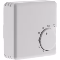 Caractéristiques du thermostat mécanique 5°C à 30°C - blanc - Otio : Modèle : thermostat mécanique Couleur(s) : blanc Plage d ...