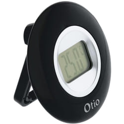 Thermomètre intérieur Noir écran lcd - pied réglable Otio