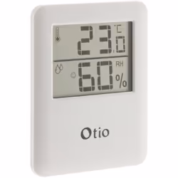 Description générale Le thermomètre/hygromètre magnétique Otio est conçu pour mesurer avec précision la température et le tau ...