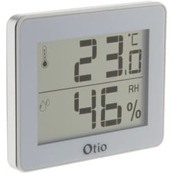 Thermomètre hygromètre Blanc - écran lcd Otio