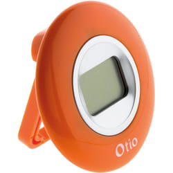 Thermomètre d'intérieur - Orange - écran LCD - Otio