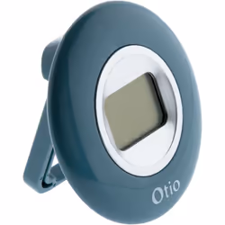 Thermomètre d'intérieur - Bleu canard écran lcd Otio