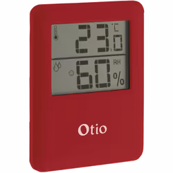 Description générale Ce thermomètre hygromètre magnétique Otio est idéal pour surveiller la température et l'humidité de votr ...