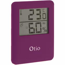 Caractéristiques du thermomètre hygromètre magnétique - Otio Modèle : thermomètre hygromètre Avec un écran LCD Fixation magné ...