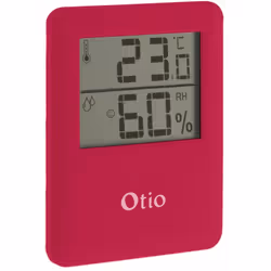 Caractéristiques du thermomètre hygromètre magnétique - Otio Modèle : thermomètre hygromètre Avec un écran LCD Fixation magné ...