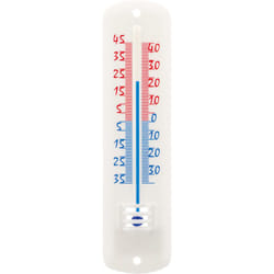 Thermomètre Blanc classique à alcool - Blanc Otio