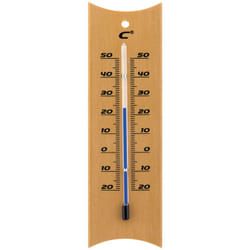 Thermomètre Marron classique à alcool - Blanc Otio