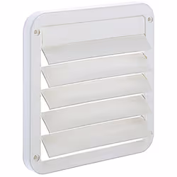 volets extérieur à lamelles - pour ventilation - diamètre 100 mm - atlantic 123107