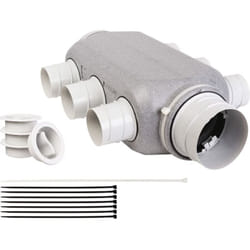 Atlantic - Caisson Neocd 80 s de distribution pour conduits souples soufflage air neuf - accessoire réseau vmc pavillonnaire - 6 piquages