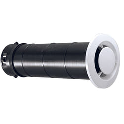 Bouche ventilation - fixe - diamètre 80 mm - manchon long Atlantic 422146