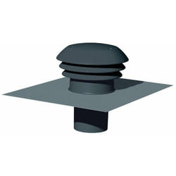 Sortie de toiture vmc gris ardoise 125mm