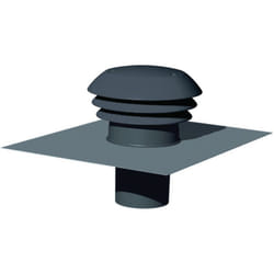Atlantic - Sortie de toiture ronde Rouge - ⌀160 Gris