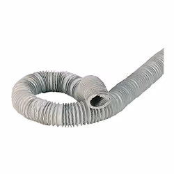 Gaine souple Atlantic VMC PVC Film PVC + fil d'acier Température d'utilisation : -10°C / +60°C Conditionnement en 6 mètres 2 ...