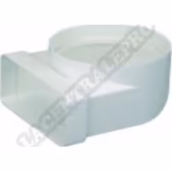 CMV 55x110x100 Coude rectangulaire mixte vertical