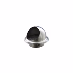 prise d'air murale - en inox - diametre 125 - atlantic 464040